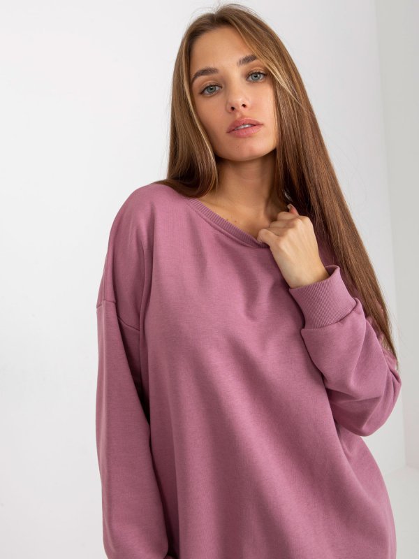 Bluza-RV-BL-8310.60-ciemny różowy rozmiar - ONE SIZE