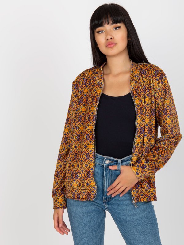 Bluza-RV-BL-8185.86-ciemny żółty rozmiar - L/XL