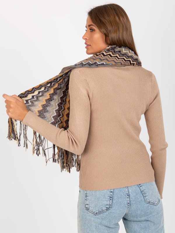 Szalik-AT-SZ-2799.12X-beżowy rozmiar - ONE SIZE