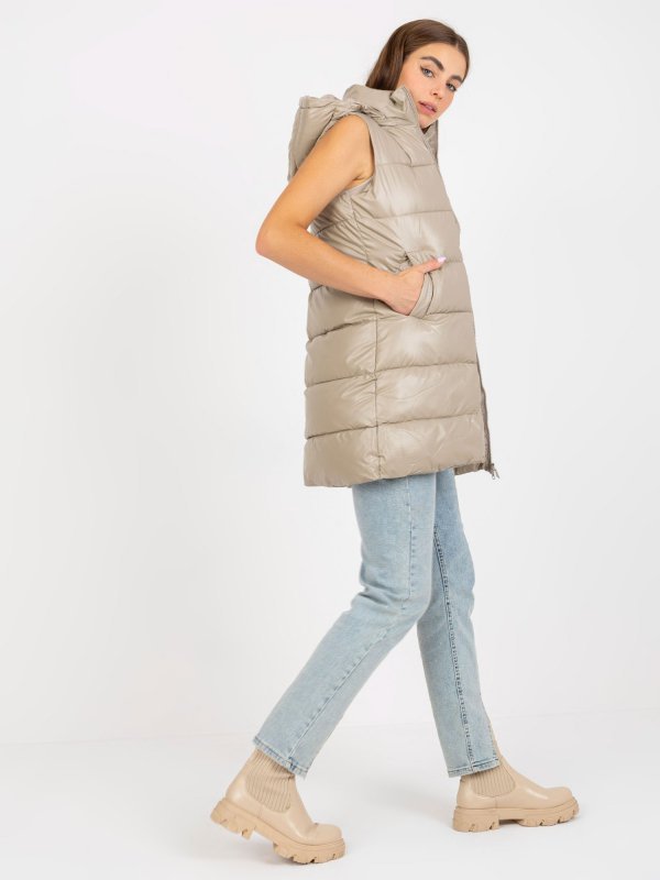 Kamizelka-NM-KZ-D2-3818.98P-ciemny bezowy rozmiar - S
