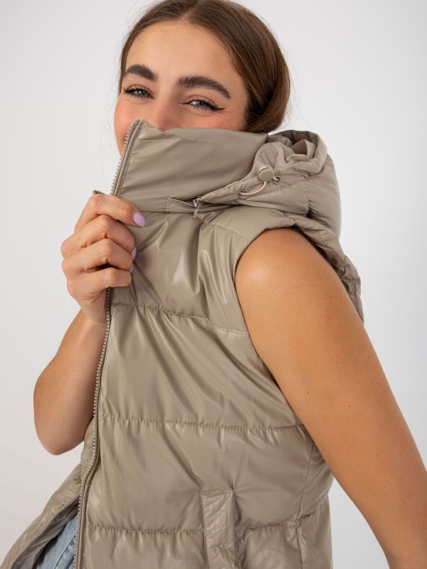 Kamizelka-NM-KZ-D2-3818.98P-ciemny bezowy rozmiar - XL