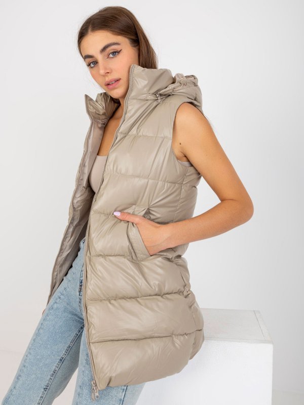 Kamizelka-NM-KZ-D2-3818.98P-ciemny bezowy rozmiar - 2XL