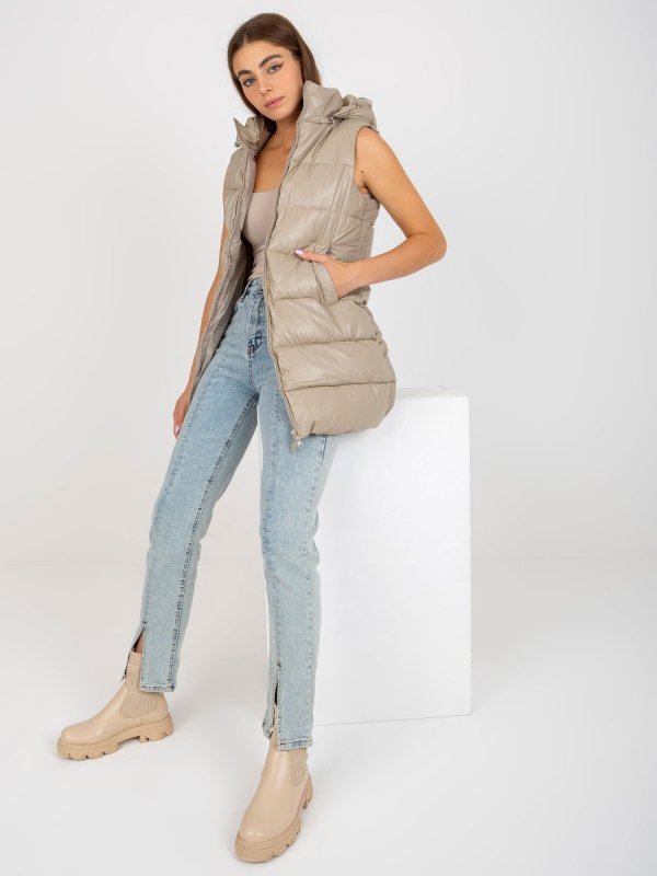 Kamizelka-NM-KZ-D2-3818.98P-ciemny bezowy rozmiar - 2XL