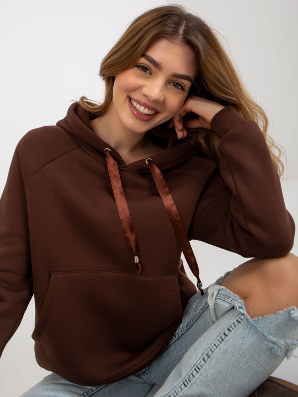 Bluza-TW-BL-BL-1003.95P-ciemny brązowy rozmiar - XL