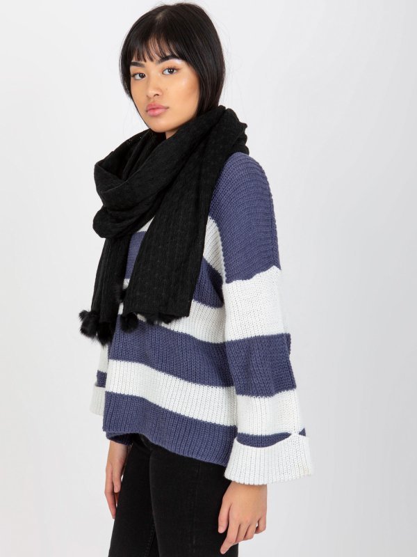 Szalik-AT-SZ-E-318.57P-czarny rozmiar - ONE SIZE