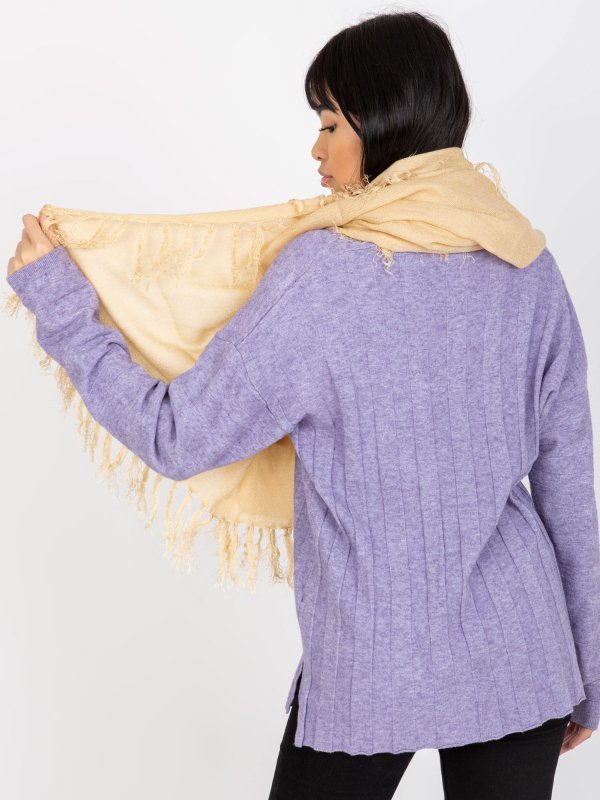 Szalik-AT-SZ-1285.65P-beżowy rozmiar - ONE SIZE