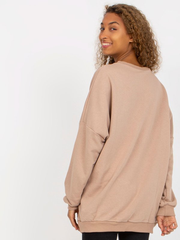 Bluza-FA-BL-8137.76P-beżowy rozmiar - ONE SIZE