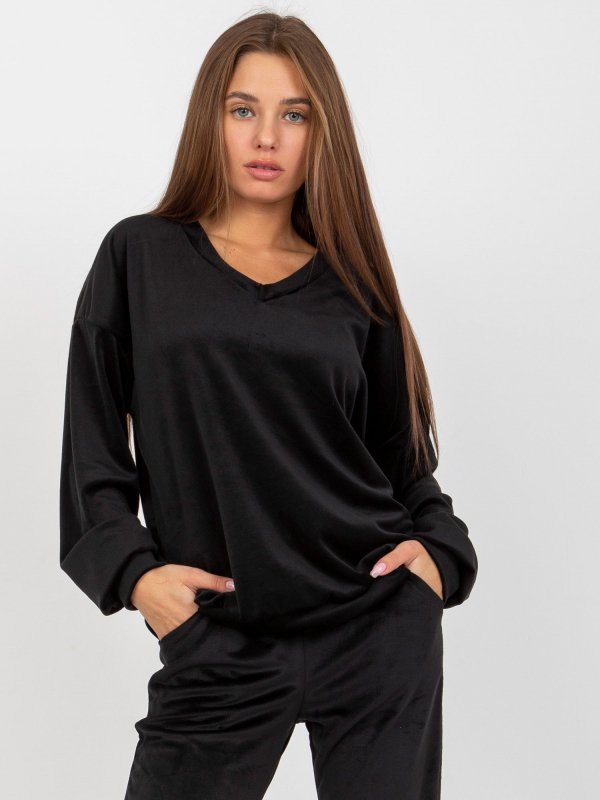 Bluzka-RP-BZ-8188.64P-czarny rozmiar - S/M