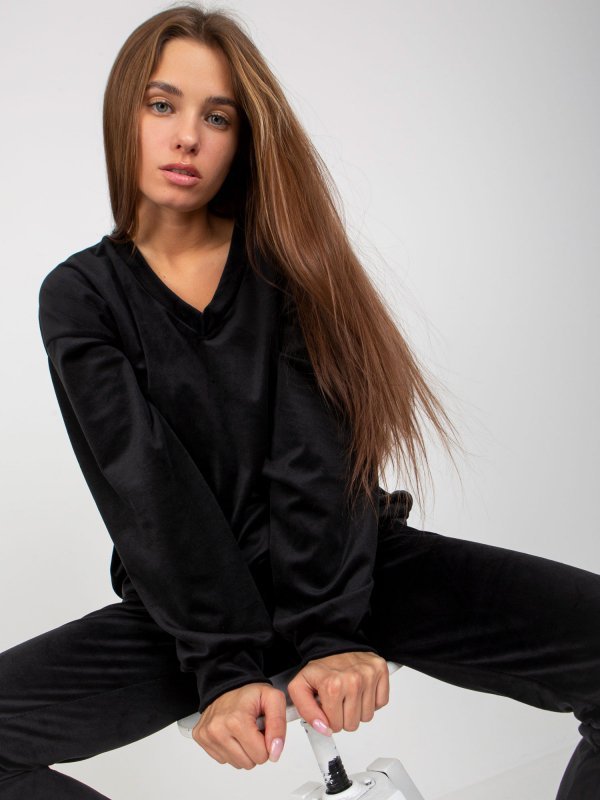 Bluzka-RP-BZ-8188.64P-czarny rozmiar - S/M