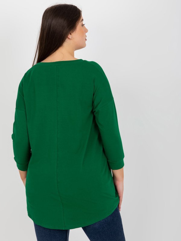 Bluzka-VI-BZ-2911.82P-ciemny zielony rozmiar - ONE SIZE