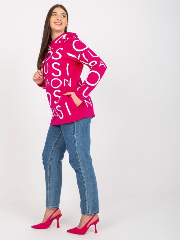 Bluza-RV-BL-5056-1.95-fuksjowy rozmiar - ONE SIZE