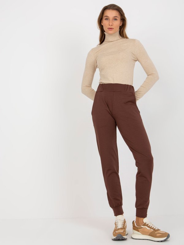 Spodnie-TW-SP-BL-1002.06X-brązowy rozmiar - 2XL