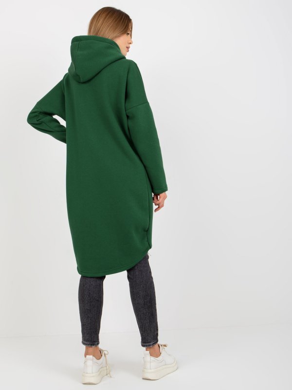 Bluza-RV-BL-4742.20P-ciemny zielony rozmiar - L/XL