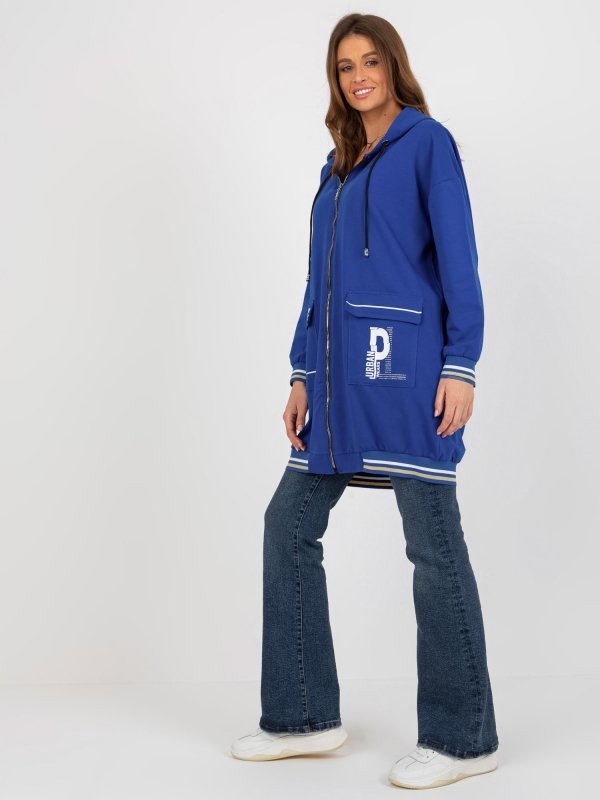 Bluza-RV-BL-8149.91P-ciemny niebieski rozmiar - S/M
