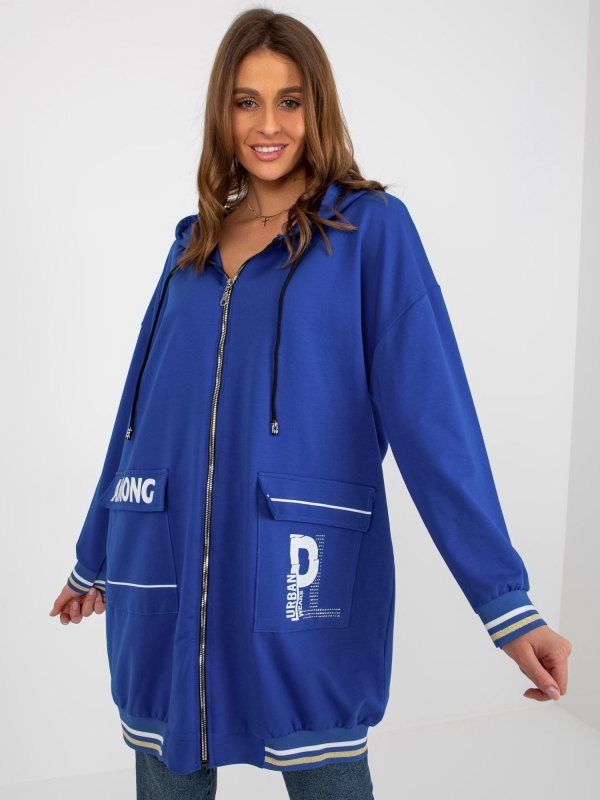 Bluza-RV-BL-8149.91P-ciemny niebieski rozmiar - L/XL