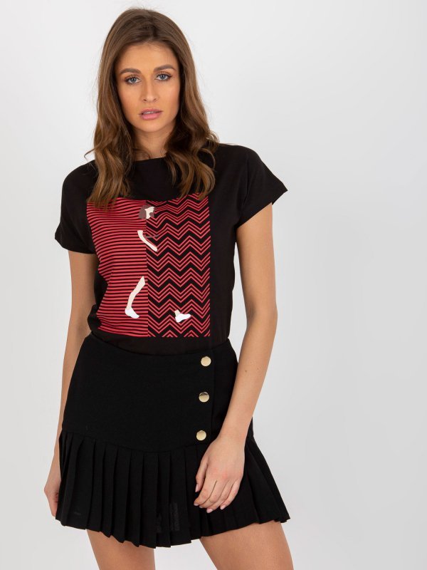 T-shirt-FA-TS-8406.82P-czarny rozmiar - ONE SIZE