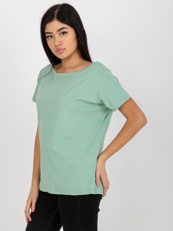 T-shirt-RV-TS-4662.48-pistacjowy rozmiar - S