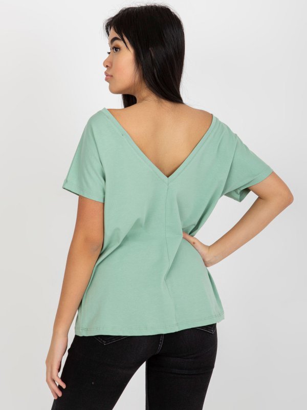 T-shirt-RV-TS-4662.48-pistacjowy rozmiar - M