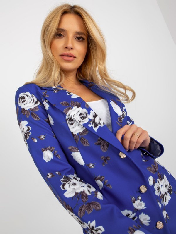 Marynarka-LK-MA-508918.18P-kobaltowy rozmiar - L/XL