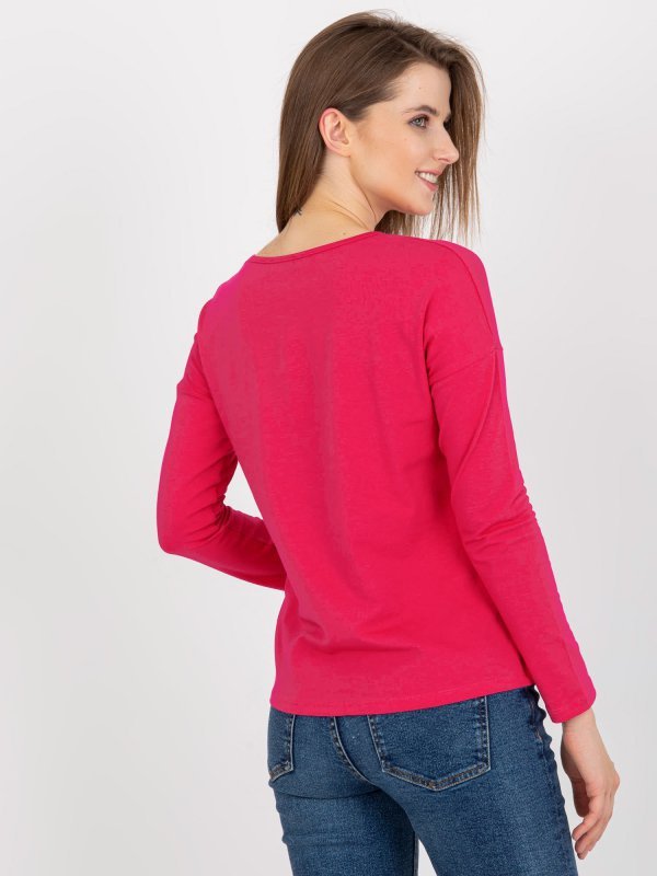 Bluzka-RV-BZ-5121.18-fuksjowy rozmiar - L