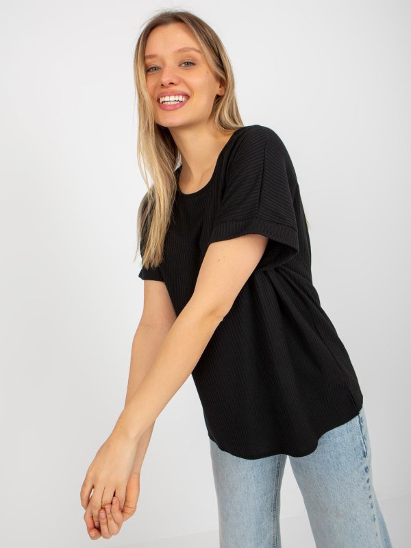 Bluzka-LK-BZ-509252.25X-czarny rozmiar - ONE SIZE