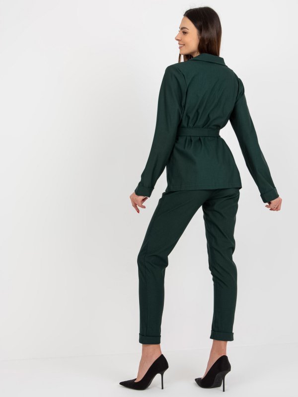 Marynarka-LK-MA-507798-1.15P-ciemny zielony rozmiar - 40