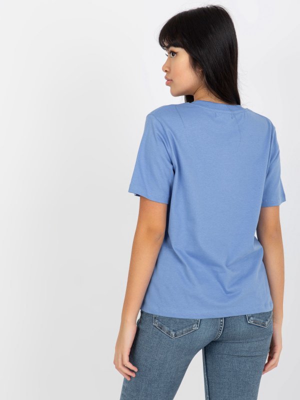 T-shirt-TW-TS-2004.48-ciemny niebieski rozmiar - S