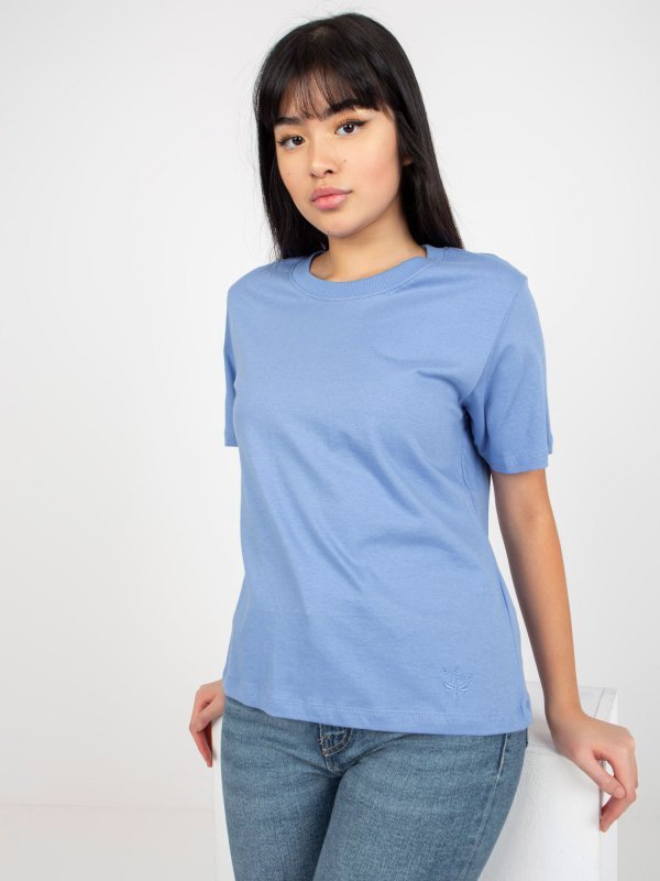 T-shirt-TW-TS-2004.48-ciemny niebieski rozmiar - S