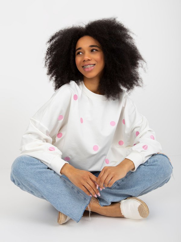 Bluza-FA-BL-8560.11-ecru rozmiar - ONE SIZE