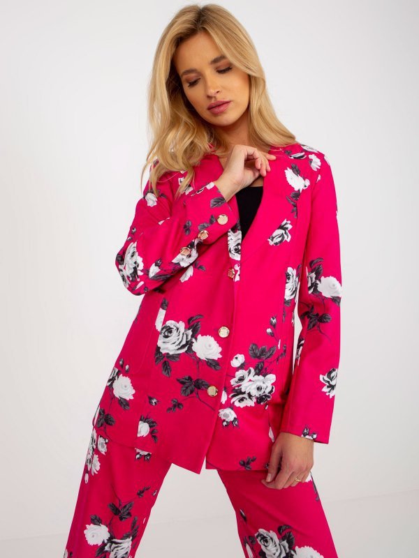 Marynarka-LK-MA-508918.18P-fuksjowy rozmiar - S/M