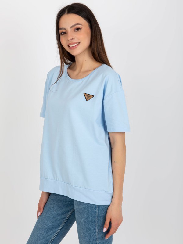 Bluzka-RV-BZ-8826.22-jasny niebieski rozmiar - L/XL
