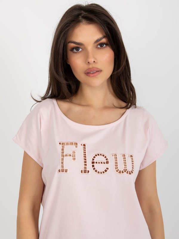 T-shirt-FA-TS-8515.46-jasny różowy rozmiar - ONE SIZE
