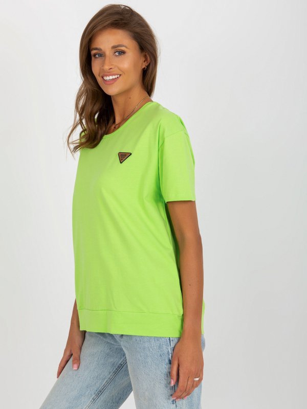 Bluzka-RV-BZ-8826.22-limonkowy rozmiar - L/XL