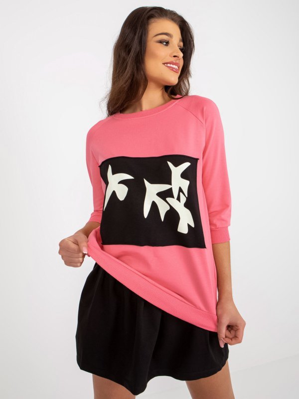 Komplet-FA-KMPL-8433.66P-koralowy rozmiar - L/XL