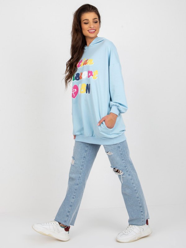 Bluza-FA-BL-8117.48-jasny niebieski rozmiar - ONE SIZE