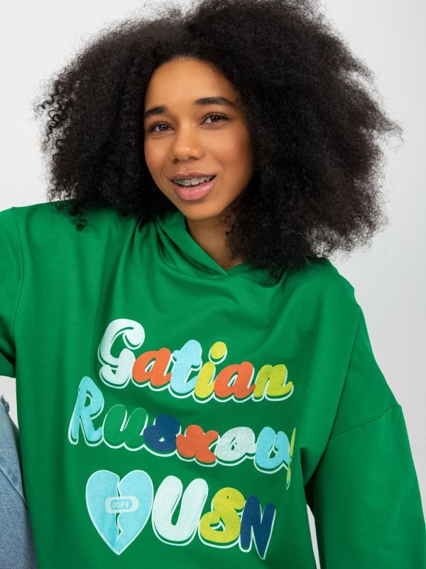 Bluza-FA-BL-8117.48-zielony rozmiar - ONE SIZE