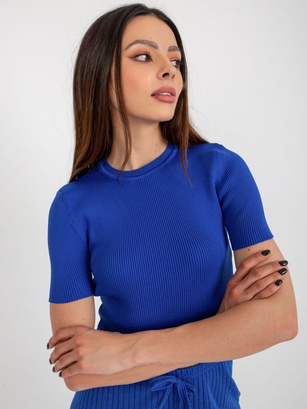 Bluzka-BA-BZ-2305.32-kobaltowy rozmiar - ONE SIZE