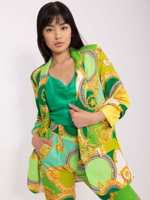 Marynarka-DHJ-MA-7684B-3.95P-zielony rozmiar - L