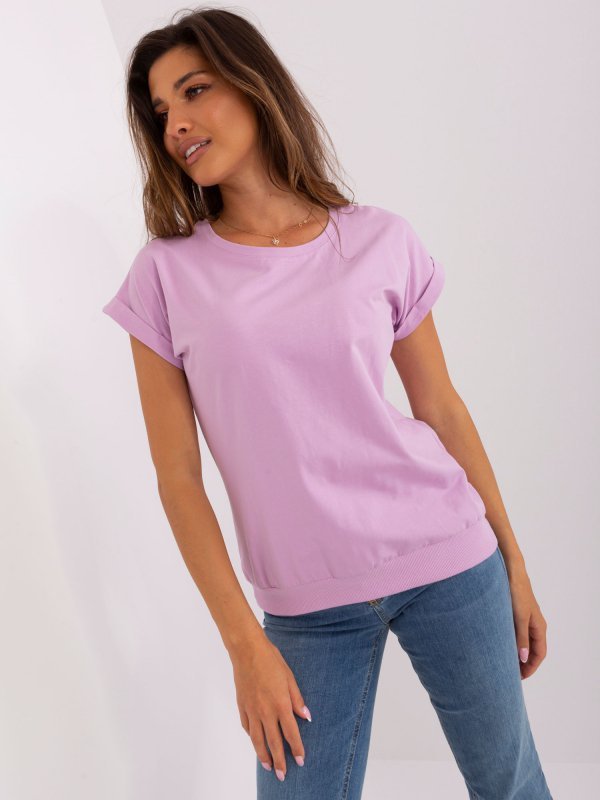 Bluzka-RV-BZ-8836.86-jasny fioletowy rozmiar - ONE SIZE