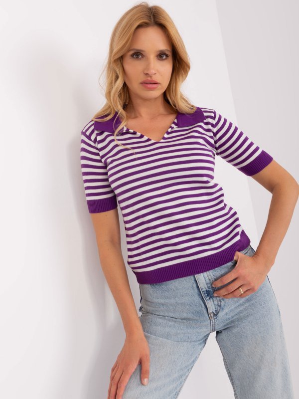 Bluzka-BA-BZ-1439.68-fioletowy rozmiar - ONE SIZE