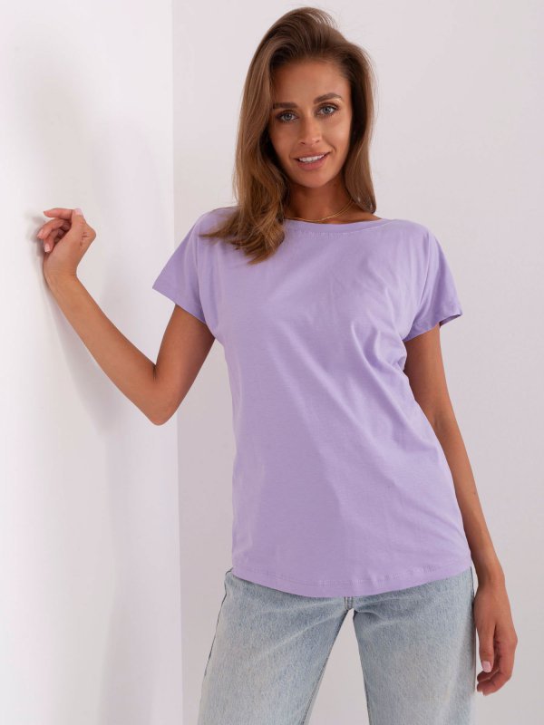 T-shirt-RV-TS-4662.03X-jasny fioletowy rozmiar - M