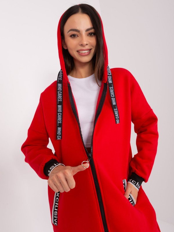 Bluza-RV-BL-6832-2.00P-czerwony rozmiar - L/XL