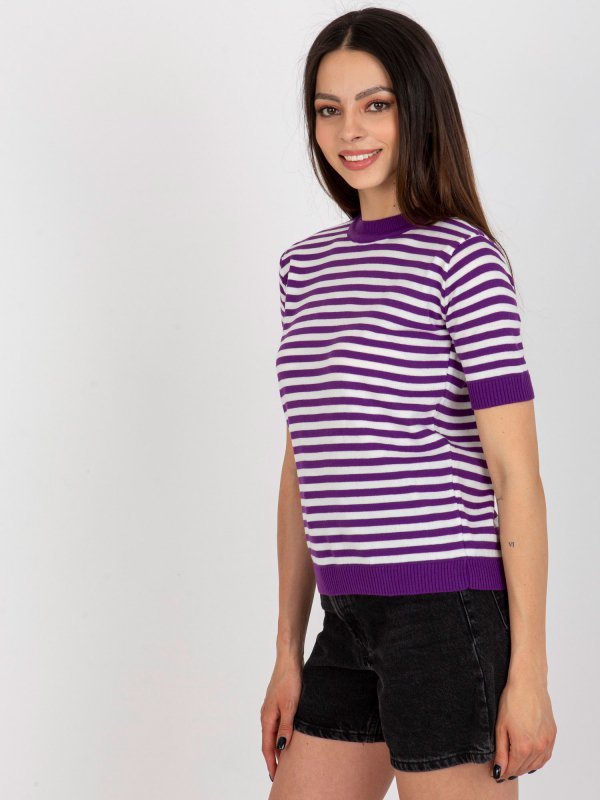Bluzka-BA-BZ-1441.80-fioletowy rozmiar - ONE SIZE