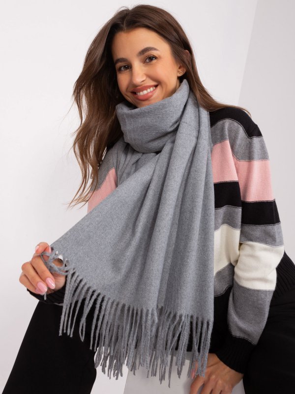 Szalik-AT-SZ-23185.73P-ciemny szary rozmiar - ONE SIZE