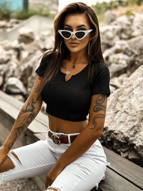 Bluzka-TW-BZ-2100.58P-czarny rozmiar - L