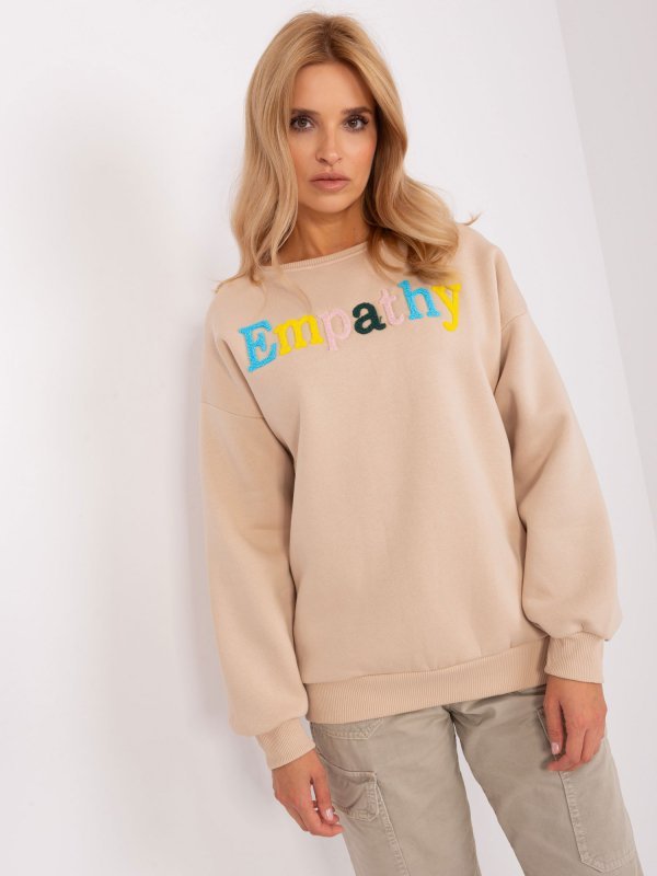 Bluza-EM-BL-617-12.04-beżowy rozmiar - ONE SIZE