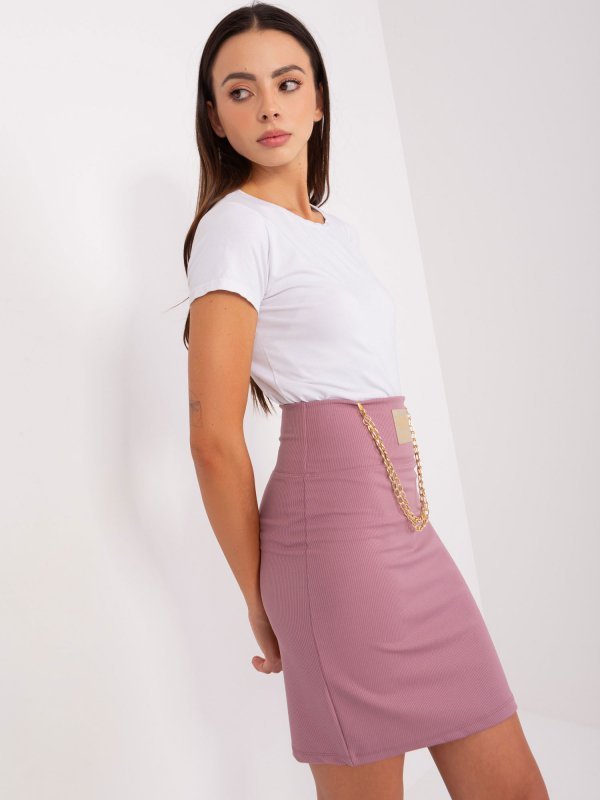 Spódnica-RV-SD-9029.32P-ciemny różowy rozmiar - L/XL