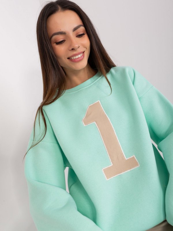 Bluza-EM-BL-617-9.11X-mietowy rozmiar - ONE SIZE
