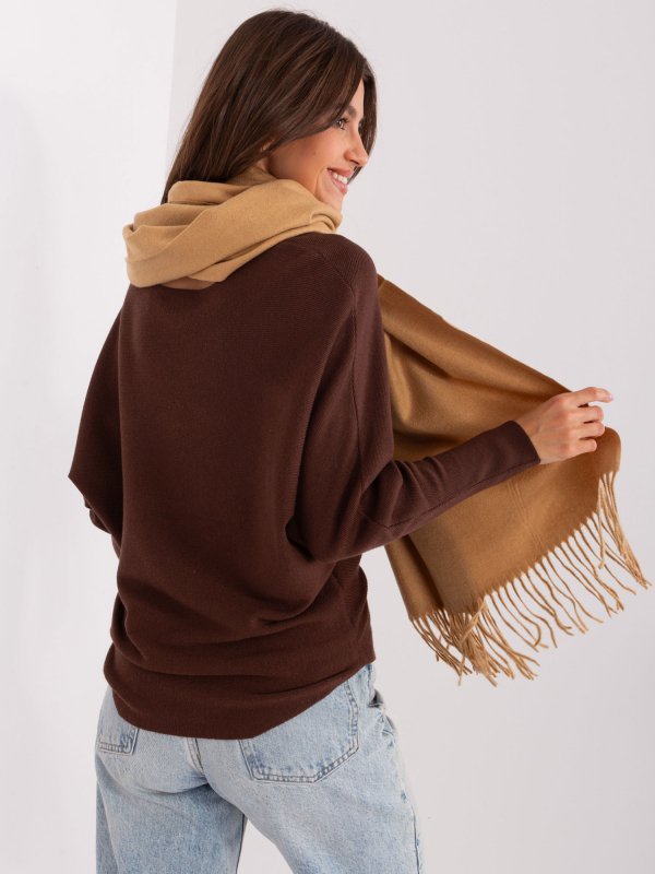 Szalik-AT-SZ-23185.73P-camelowy rozmiar - ONE SIZE