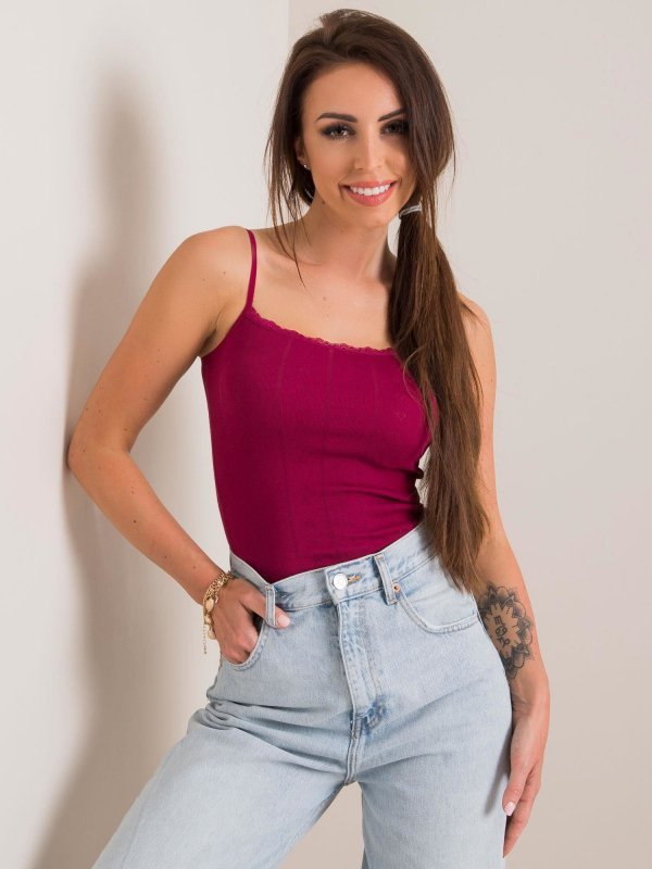 Top-BR-TP-8050.22-bordowy rozmiar - M